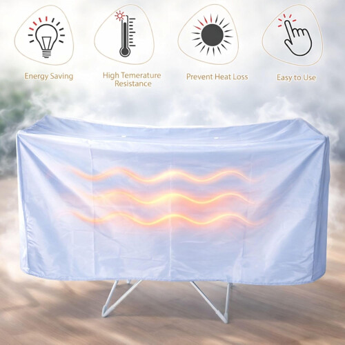 Houszy Electric Heated Clothes Drying Rack 2