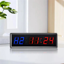 Portable Gym Timer Count Down/ Clock Remote Control Digital Timer Multifunctional Fitness Timer Clock for Boxing (US)