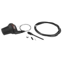 Manette city shimano nexus 7v. noire sl-c3001 pour cj-nx40 avec serre cable et coude (poignee tournante)