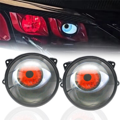 Devil Eye LED Headlight Kit Car Dynamic Lights 12v with Remote Control Control Eyes Retrofit Kits Headlight Assembly 2