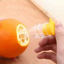 2 Peças Manual Limão Suco Espremedor Plástico Frutas Cítricas Espremedor de Frutas Ferramenta Amarelo