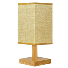 Retro Wooden Bedside Lamp 3W USB Night Light Adjustable Color