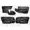 4Pcs/Set Black LHD 4 Doors Armrest Panel Leather Cover Inner Trim for   MK5 2005-2010 with Tools 1