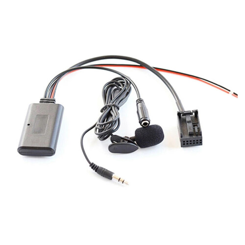 Car  5.0 Aux Cable Microphone Handsfree Mobile Phone Free Calling Adapter for- E60 E63 E87 E88 E81 E82 E90