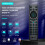 G20S PRO BT5.0 2.4G Wireless  Voice Air Mouse Gyroscope IR Learning Backlit Remote Control for Android TV BOX 7