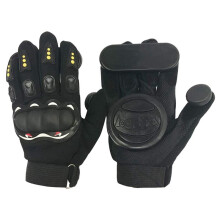 LOSENKA Skateboard Gloves Standard Longboard Drift Brake Turning Gloves Outdoor Sports Protection Skate Black