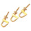 1/4 - 4/4 Violin Tools Repair Glue Violin Crack F Shape Crack Clamp Adjustable Luthier Tools Violin Making Tool 3
