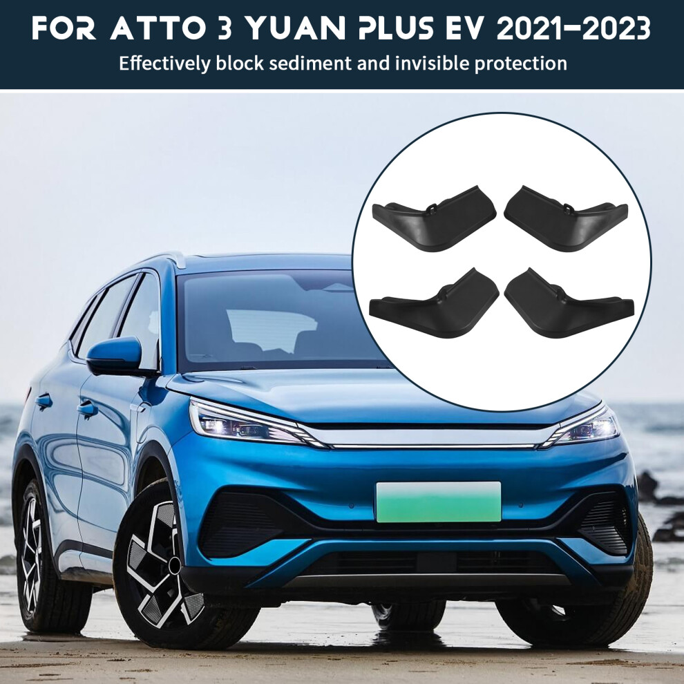 Car Mudflapor For - Atto 3 Yuan Ev 2021-2023 Mud Guard Flap Flaps Mudguards Accessories Light 4711169573750