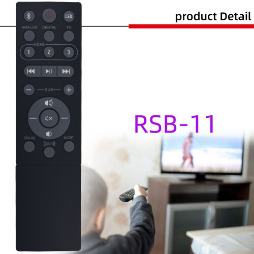 Remote Control RSB-11 Replace 1063117 for  Sound Bar System RSB-14 1063120 RSB11 RSB14 Remote Controller 1
