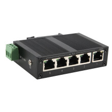 Commutateur RéSeau 5 100Mbps Ethernet Commutateur de Qualité Industrielle SéParateur de RéSeau Industriel de Type Rail Non GéRé