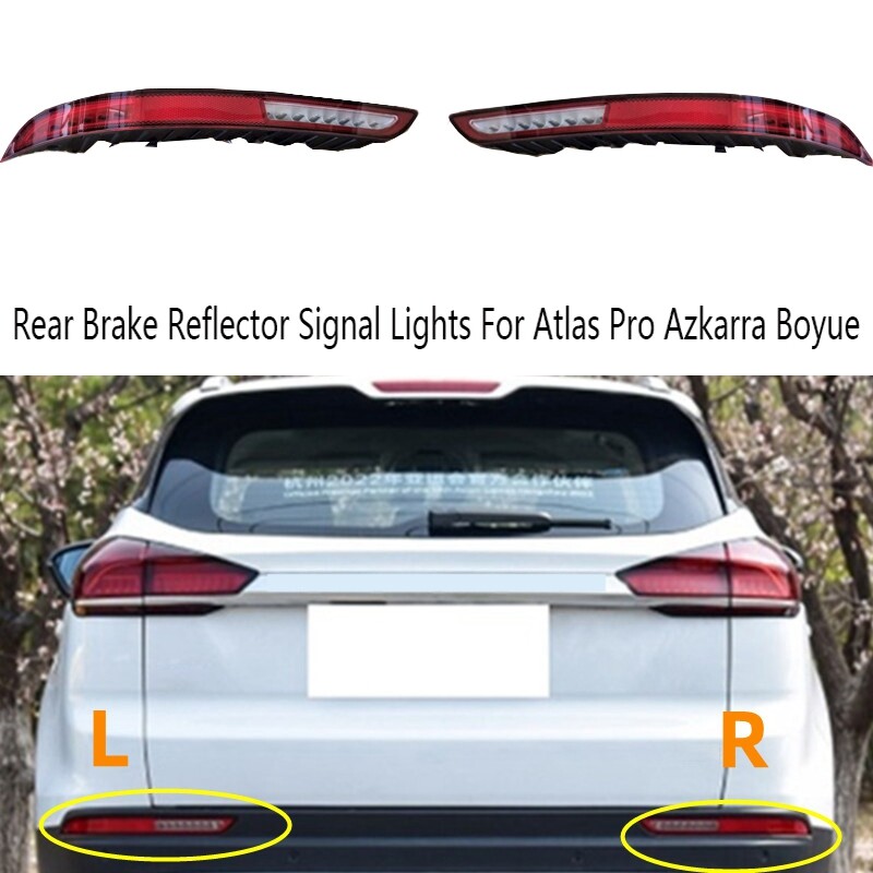 Car Left Rear Fog Light Assembly Brake Reflector Signal Lights for ...