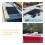 4Pcs RV Solar Panel Mounting Brackets Black Drill-Free Corner Bracket Support for RV Boat Caravans 4