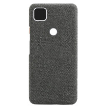 Telefonskal LäDerfodral I TygmöNster Pixel Anti Drop Protective Cover LäMplig för Pixel 4A (Grå)