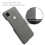 Phone Shell Cloth Pattern Leather Case  Pixel Anti Drop Protective Cover Suitable for  Pixel 4A(Gray) 3