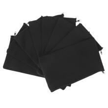 40 Pcs Canvas Zipper Pouch Bags Canvas Makeup Bags Pencil Case Blank DIY  Bags for Travel DIY  School Black
