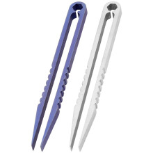 2 Pack  Tweezers Titanium Portable Titanium Alloy EDC Tweezers Survival Camping Outdoor Travel  Tool