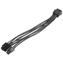 CPU 8 Pinos FêMea para CPU 8 Pinos ATX 4 Pinos Macho Adaptador Adaptador de Fonte de AlimentaçãO Cabo de ExtensãO para Placa-MãE (20 Cm)