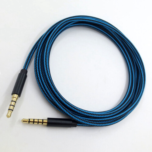 Audio Cable 2M/6.5Ft for  Astro A30 A40 A10 Headphone Replacement Nylon Braided Aux 2