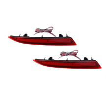 1Pair LED Rear Bumper Reflector Tail Led Light Brake Stop Lights Reversing Lamp for for Astra J 09-15