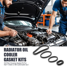 2711840380 for M271 W204 C180 C200 E200 SLK Oil Filter Housing Gasket / Radiator Oil Cooler Gasket Kits