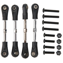 Varilla de Enlace de Servo de DireccióN Varilla de TraccióN de 4 Piezas para 1/10 RC Buggy Coche Todoterreno (Himoto LRP VRX Losi Redcat