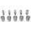 5 Sets Double Caps Rivets Dies(5mm/6mm/8mm/10mm/12mm) 1