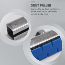 18X Jeu D'Outils D'Extracteur de Dents Sans Peinture avec des Bâtons de Colle pour la RéParation de Grandes Bosses de Carrosserie de Voiture Bleu