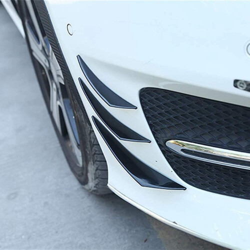 Universal Pvc Car Front Bumper Lip Protector Rear Diffuser Auto Spoiler Splitter Wing Protection Guard 6PCS 1