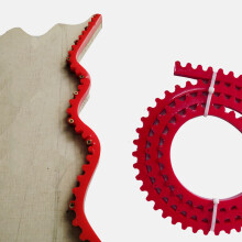 Bande flexible réglable de profilé de 2 m, outil à engrenages pour contours, pour projets en bois