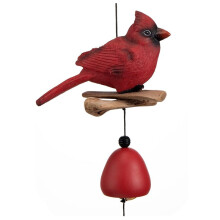 Cardinal Bird Wind Chime, Cardinal Gifts for 'S Love Gift, Bird Bell Chimes for Garden Backyard Church