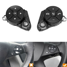 Kit de GuarniçãO da Capa Do Interruptor Do Volante Do Carro para CE GLK Classe W204 W212 X204 20482103519107 Esquerda