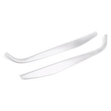 Car Console Panel Side Decorative Trim Cover Stickers for A CLA Class W177 C118 A180 A200 A220(Silver)