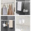 10Pcs Curtain Rod Holder Clamp Hooks Self Adhesive Clothes Rail Bracket 360 Rotation Triangle Ring Adjustable Hooks 4