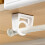 10Pcs Curtain Rod Holder Clamp Hooks Self Adhesive Clothes Rail Bracket 360 Rotation Triangle Ring Adjustable Hooks 8