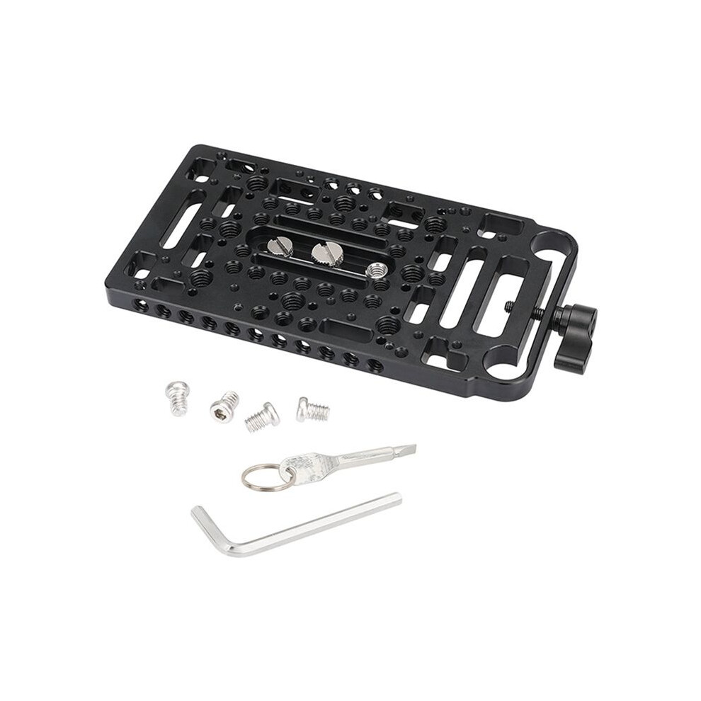 Cheese Plate V Mount Battery Plate With 15Mm Rod Clamp One-Piece For V Lock Power Supply Plate Power Splitter Adapter Light 6031470084072