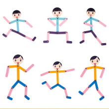 Sport Wooden  Material DIY Puzzle Toys Educational Game Early Learning Toy for Children Fine Motor Training Boy