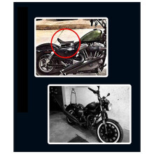 YY-184 Motormodificatie Accessoires Retro Gemodificeerde Kussen Zadeltas Retro Lente Lederen Zitkussen Bruin
