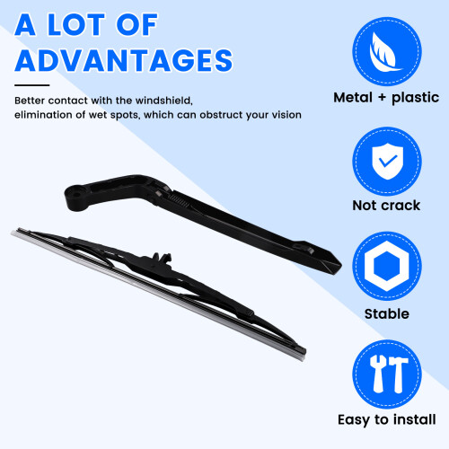 Rear Windshield Wiper Arm Blade Set DKB500690 for   4 2004-2016 2