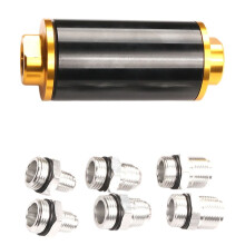 58 mm Universal für Kraftstofffilter, Benzinfilter, Schwarz, Magnetisierter Benzinfilter, Elementfilter, Automodifikationsteile