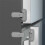 2Pcs Safe Fridge Lock, Child Proof Refrigerator Freezer Door Lock, Protect Refrigerators with Sealing Strips Grey 3