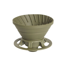 Kaffeefilter Aus Silikon, Faltbar, Wiederverwendbar, mit Halter, Kaffeefilterbecher, Platzsparend, Faltbarer Kaffeetrichter für Den Außenbereich, B