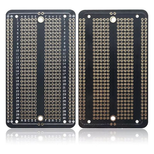 Double-Sided PCB Board Prototype Kit DIY Welding Project for Electronics Enthusiasts to Learn PCB Welding Practice 10pcs 2