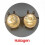 Car Front Fog Lamp Halogen Light Bumper Light Assembly LED Lamp Beads for   2014-2017 3