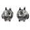 Car Front Fog Lamp Halogen Light Bumper Light Assembly LED Lamp Beads for   2014-2017 7