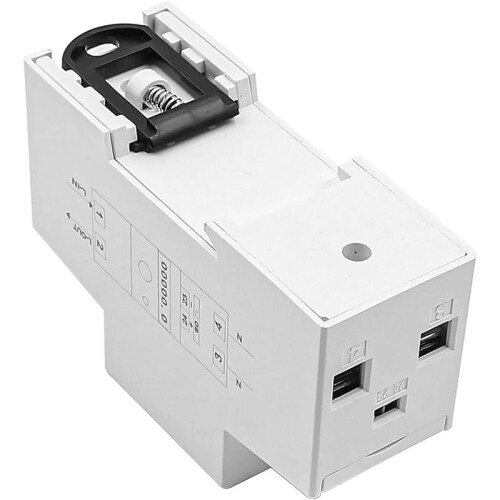 Digital Single Phase  Meter 5-80A 230V 50Hz  Meter DDS015 35mm DIN Rail Mount with Clear Display Backlight 2