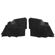 1 Paire de Tampons de Capot Moteur Éponge 53155-02100 53156-02090 pour 14-18 Joint de Radiateur de Rembourrage de Capot
