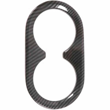 Car Carbon Fiber ABS Cup Holder Panel Cover Trim Fit für Xpander 2022 2023