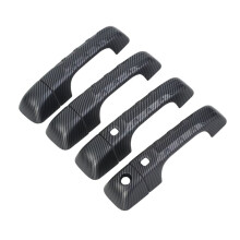 Voor Ram 1500 2023 2024 Auto Exterieur Deurgreep Cover Cap met Keyhole Trim Accessoires ABS Koolstofvezel