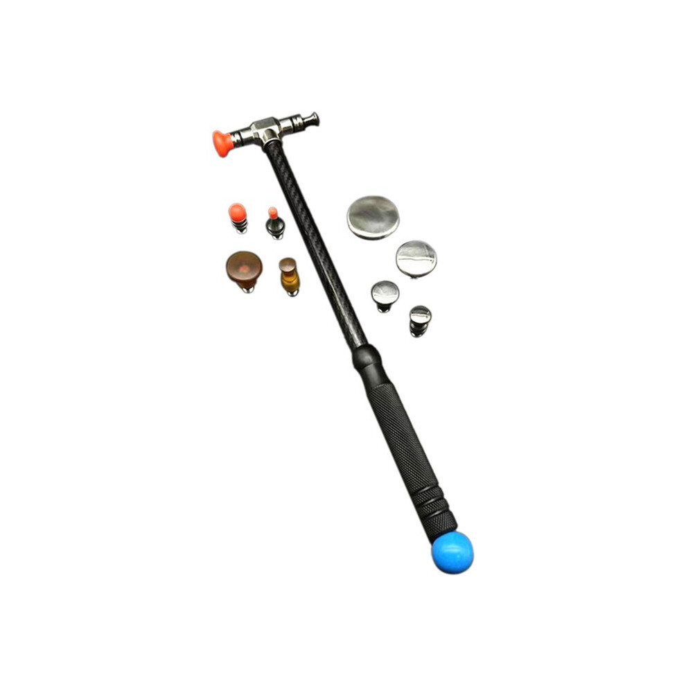 Car Dent Repair Hammer Body Repair Percussion Leveling Hammer Replaceable Traceless Repair Tool Carbon Fiber 4711721925942
