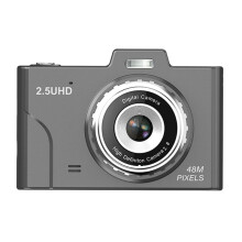 1080P Kid Camera 48MP Dual Lenses 8X Optical Zoom CCD Camera 2.8in TFT Screen Great Gift for Boys Girls Kids-Black
